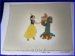 SNOW WHITE animation Cel Walt Disney Production Art ORIGINAL MODEL CEL X1