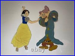 SNOW WHITE animation Cel Walt Disney Production Art ORIGINAL MODEL CEL X1