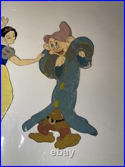 SNOW WHITE animation Cel Walt Disney Production Art ORIGINAL MODEL CEL X1