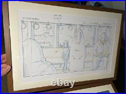 SPIRITED AWAY Animation Cel Print LAYOUT ART Anime Ghibli Production art Disney