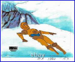 STAR WARS DROIDS Original Production Used Animation Cel D-04 C-3PO DISNEY +