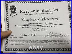Sale! The Best! Mr. Smee Production Cel - Peter Pan - 1953 Disney Framed Coa