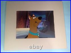 Scooby Doo Animation Production Cel and Painted Production Background 1970's