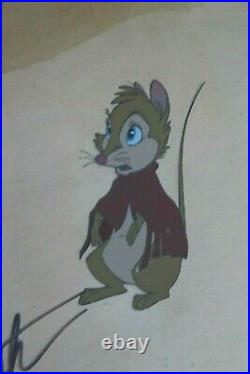 Secret of NIMH Hand Signed Don Bluth Mrs. Brisby 1982 Production Animation Cel
