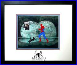 Signed STAN LEE Marvel Disney Spider-man Hand Painted PRODUCTION cel 1981 Signed STAN LEE Marvel Disney Spider-man Hand Painted PRODUCTION cel 1981