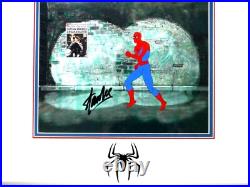 Signed STAN LEE Marvel Disney Spider-man Hand Painted PRODUCTION cel 1981