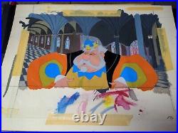 Sleeping Beauty Animation Cel Walt Disney Production Art CONCEPT ART Background