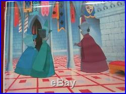 Sleeping Beauty Fairies Disney production cel 1959
