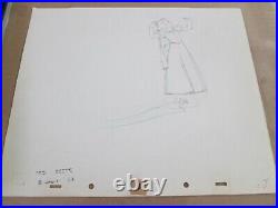 Snow White 1937 Disney cel production Drawing