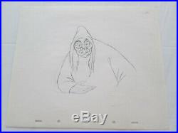 Snow White 1937 Disney cel production Witch Drawing