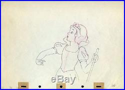 Snow White 1937 Production animation cel Drawing
