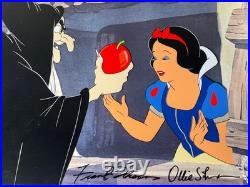 Snow White Animation Cel Limited Edition Walt Disney Autograph Signed Art I7