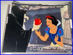 Snow White Animation Cel Limited Edition Walt Disney Autograph Signed Art I7 Snow White Animation Cel Limited Edition Walt Disney Autograph Signed Art I7
