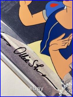 Snow White Animation Cel Limited Edition Walt Disney Autograph Signed Art I7