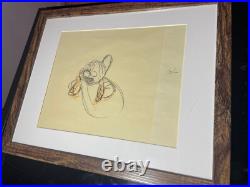 Snow White Animation Cel Walt Disney Movie Production Art Vintage Original X1