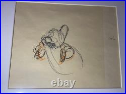 Snow White Animation Cel Walt Disney Movie Production Art Vintage Original X1