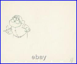 Snow White DOC Original Production Animation Cel Drawing Disney 1937