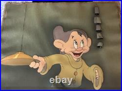 Snow White and the Seven Dwarfs Dopey Production Cel Walt Disney 1937