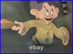 Snow White and the Seven Dwarfs Dopey Production Cel Walt Disney 1937