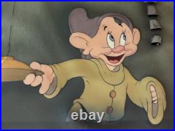 Snow White and the Seven Dwarfs Dopey Production Cel Walt Disney 1937