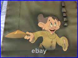 Snow White and the Seven Dwarfs Dopey Production Cel Walt Disney 1937