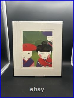 Snow White and the Seven Dwarfs Old Hag Animation Drawing Framed 18x15x2