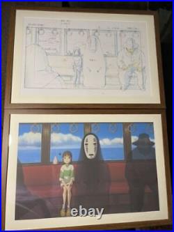 Spirited Away Animation Cel Print Layout Art Anime Ghibli Production Art Disney