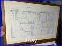 Spirited Away Animation Cel Print Layout Art Anime Ghibli Production Art Disney