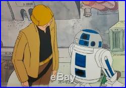 Star Wars Holiday Special Original Production Cel Animation Cartoon Art Disney