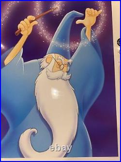 Sword In The Stone Merlin Walt Disney Original Animation Production Cel Art