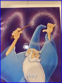 Sword In The Stone Merlin Walt Disney Original Animation Production Cel Art