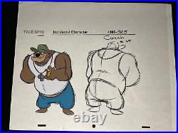 TALE SPIN animation Cels model Cel WALT DISNEY production Art Vtg Cartoons I18