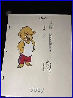 TALE SPIN animation Cels model Cel WALT DISNEY production Art Vtg Cartoons I18