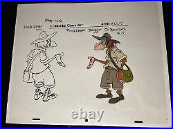 TALE SPIN animation Cels model Cel WALT DISNEY production Art Vtg Cartoons I18