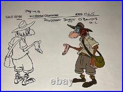 TALE SPIN animation Cels model Cel WALT DISNEY production Art Vtg Cartoons I18