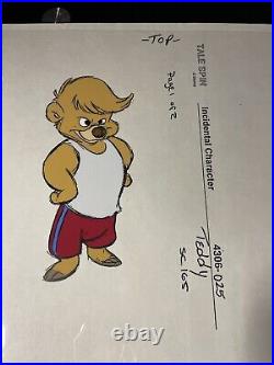 TALE SPIN animation Cels model Cel WALT DISNEY production Art Vtg Cartoons I18