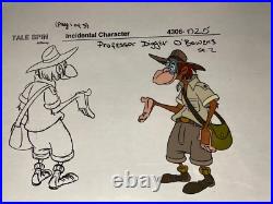TALE SPIN animation Cels model Cel WALT DISNEY production Art Vtg Cartoons I18
