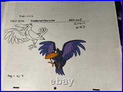 TALE SPIN animation Cels model Cel WALT DISNEY production Art Vtg Cartoons MT