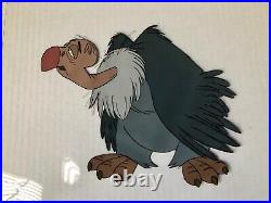 THE JUNGLE BOOK Production Animation Cels of BUZZIE and DIZZY 2 Cels 1967 RARE