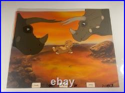 THE LAND BEFORE TIME Animation Cel Production Art Don Bluth Anime Movie 1988 I1