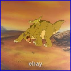 THE LAND BEFORE TIME Animation Cel Production Art Don Bluth Anime Movie 1988 I1