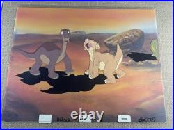 THE LAND BEFORE TIME Animation Cel Production Art Don Bluth Anime Movie 1988 I1