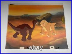 THE LAND BEFORE TIME Animation Cel Production Art Don Bluth Anime Movie 1988 I4