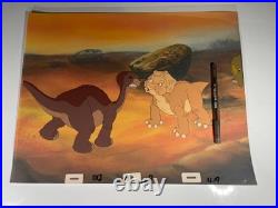 THE LAND BEFORE TIME Animation Cel Production Art Don Bluth Anime Movie 1988 I4