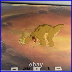 THE LAND BEFORE TIME Animation Cel Production Art Don Bluth Anime Movie 1988 I4