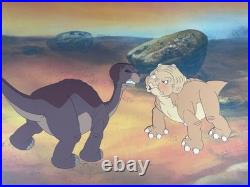 THE LAND BEFORE TIME Animation Cel Production Art Don Bluth Anime Movie 1988 I4