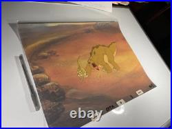 THE LAND BEFORE TIME Animation Cel Production Art Don Bluth Anime Movie 1988 I4
