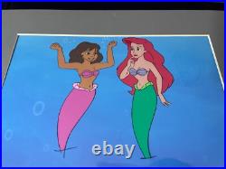 THE LITTLE MERMAID Animation Cel Vintage Cartoons Walt Disney Production Art MT