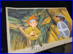 THE PRINCESS AND THE GOBLIN Animation Cels Background Production Art Disney X1