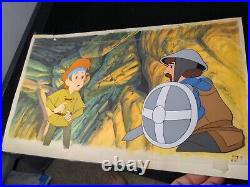 THE PRINCESS AND THE GOBLIN Animation Cels Background Production Art Disney X1